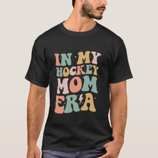 Camiseta Groovy na minha era de hóquei Mamãe Brincadeira Pr