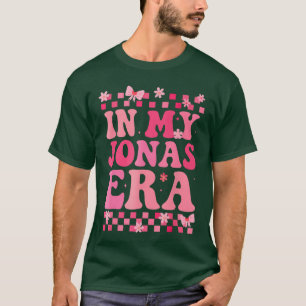 Camiseta Groovy na Minha Era Jonas Coração Engraçado Jonas