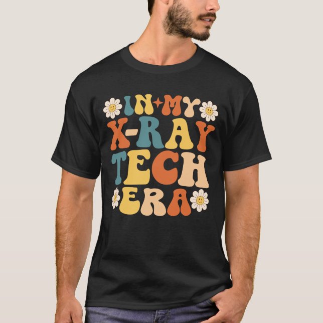 Camiseta Groovy na minha era técnica de raio-x (Frente)