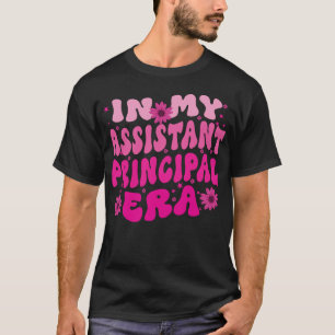 Camiseta Groovy No Meu Título de Trabalho de Vice-Diretor 