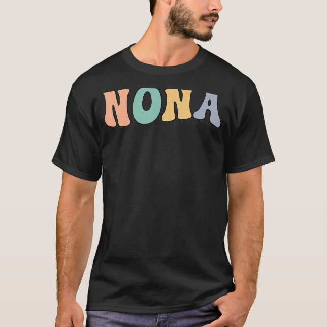 Camiseta Groovy Nona Avó Nona Vovó (Frente)