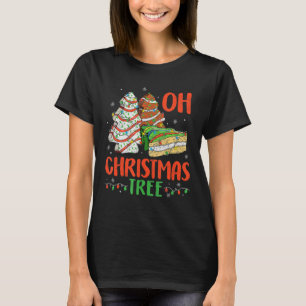 Camiseta Groovy Oh Árvore de Natal Faz Debbie Becky Jen Ca