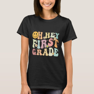 Camiseta Groovy Oh Hey 1ª Primeira Série Byck Para a Escola