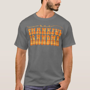 Camiseta Groovy One Agradável Avó Olá Obrigado Fall Vibes