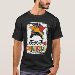 Camiseta Groovy One Obrigado Mamãe Mensageira Mulheres Manh
