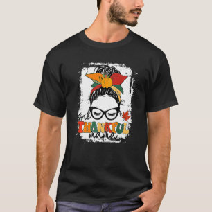 Camiseta Groovy One Obrigado Mamãe Mensageira Mulheres Manh