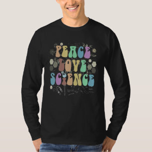 Camiseta Groovy PEACE AMVE SCIENCE Technology Squ STEM