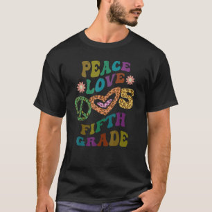 Camiseta Groovy PEACE LOVE 5º GRAU Leopard Print 5 Gr