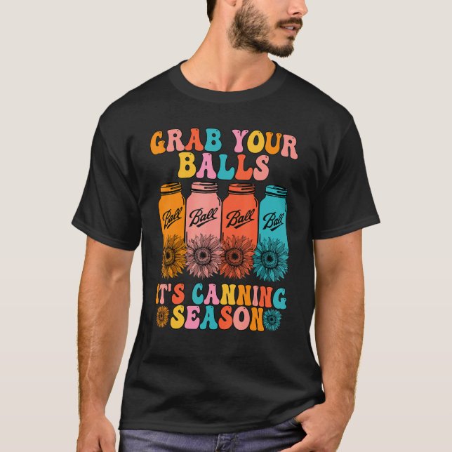 Camiseta Groovy Pega Suas Bolas Na Estação De Vestir Sayi (Frente)