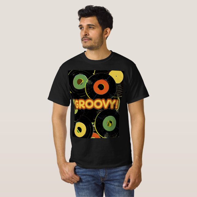 Camiseta Groovy Records (Frente Completa)