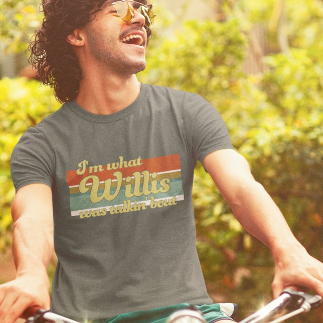 Camiseta Groovy Retro Aestic Lines Engraçada Frase Willis (Criador carregado)