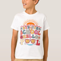 Groovy Retro Design Bye School Hello Piscina Legal