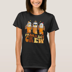 Camiseta Groovy Retro Pula Farmacêuticos Obrigados Farmacêu