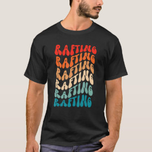 Camiseta Groovy Retro Rafting Kayak Retro 70s Hippie Boho V