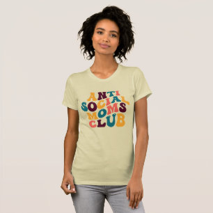 Camiseta Groovy Retro Summer Vibes do Anti Social Mães Club