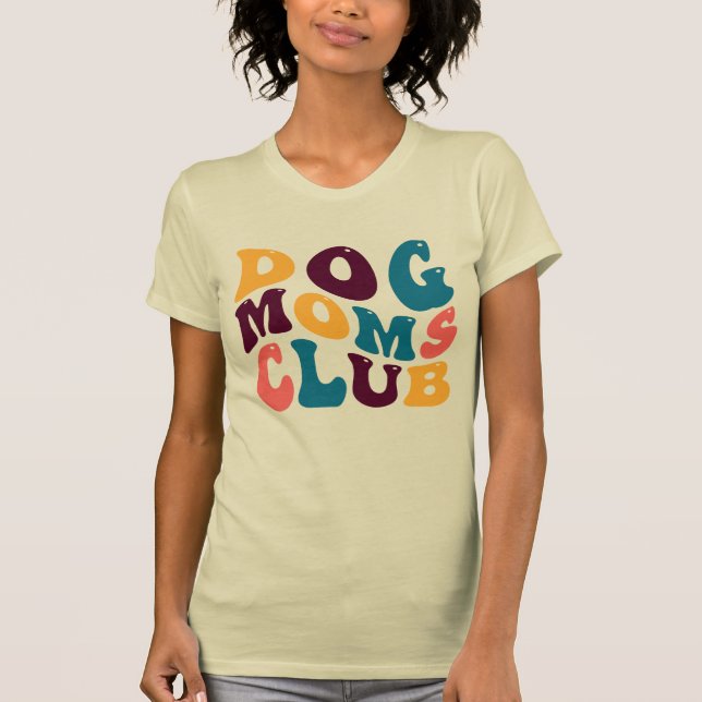 Camiseta Groovy Retro Summer Vibes Sad Beige Clube de Mães  (Frente)