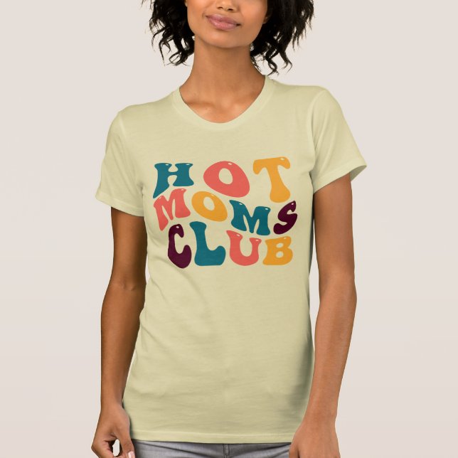 Camiseta Groovy Retro Summer Vibes Sad Beige do Hot Mães Cl (Frente)