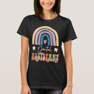 Camiseta Groovy Retro Vintage Rainbow Cute