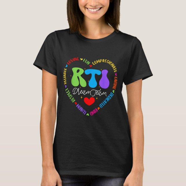 Camiseta Groovy Rti Dream Team T Resnse Intervention Squad  (Frente)