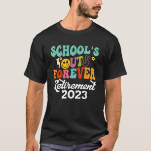 Camiseta Groovy School está fora para sempre reformando a a
