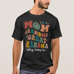 Camiseta Groovy, sou uma mãe Excelente da vovó, nada me ass