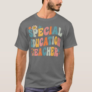 Camiseta Groovy Sped Ed Professora De Educação Especial De 