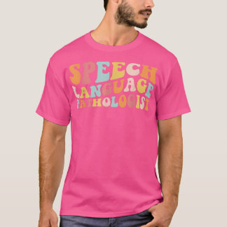 Camiseta Groovy Speech Language Pathologist Leopard Speech 