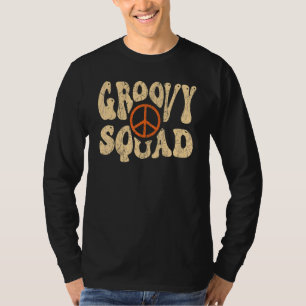 Camiseta Groovy Squad 70s Nostalgia Estética Retro 70s Par