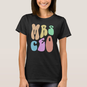 Camiseta Groovy SRA. CEO LADY Esposa Mãe Proprietária de Ne