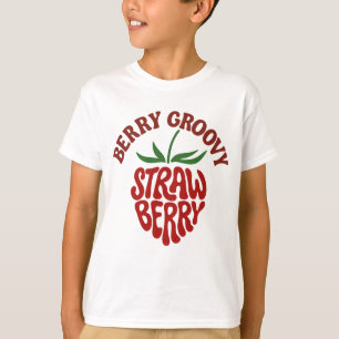 Camiseta Groovy Strawberry Retro 70s Vibes