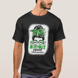 Camiseta Groovy Suporta Esquadrão Mensagem Scoliose Torácic