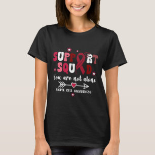 Camiseta Groovy Support Squad Burgundy Friso Célula Física