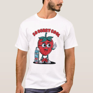Camiseta Groovy Tão Berry Legal Fruta Morango