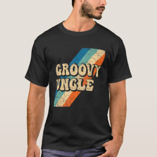 Camiseta Groovy Tio 70s Nostalgia estética de 1970 Retro