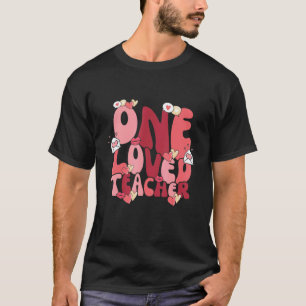 Camiseta Groovy Um Professor Amado 100 Dias De Escola Valen