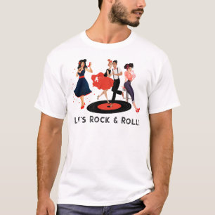 Camiseta Groovy unisex retro 1950s Rock & roll T-Shirt