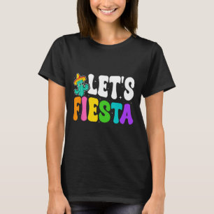 Camiseta Groovy Vamos Fiesta Cinco De Mayo Mexicano Fiesta