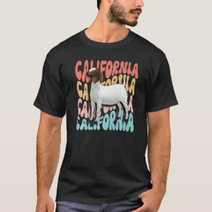 Camiseta Groovy Vintage California Boer Goat Braced Wether