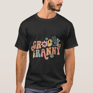 Camiseta Groovy vovó Um agradecimento vovó Chr de Ação de G