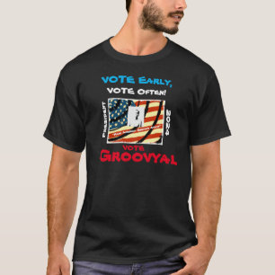 Camiseta Groovyal Para Presidente 2024 T-Shirt