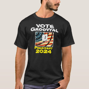 Camiseta Groovyal Para Presidente 2024 T-Shirt
