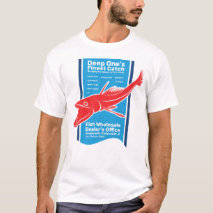 Camiseta Grossista de Peixes do Peixe Boca Mais Profundo