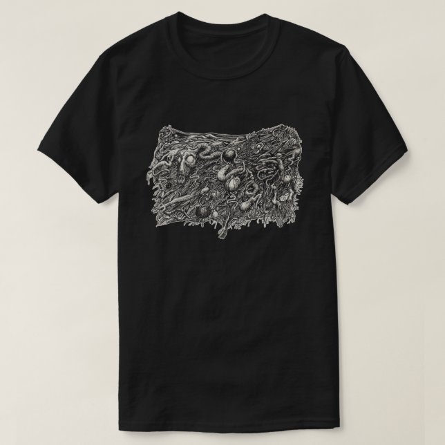 Camiseta Grotesque Número 1, de Brian Benson (Frente do Design)