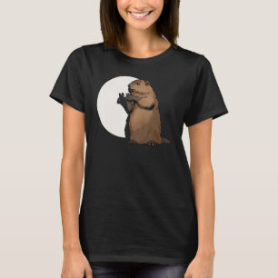 Camiseta Groundhog Day Shadow Puppet Engraçado