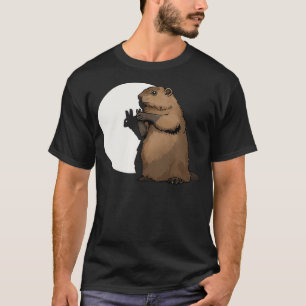 Camiseta Groundhog Day Shadow Puppet Engraçado Presente