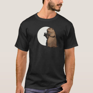 Camiseta Groundhog Day Shadow Puppet Engraçado Presente