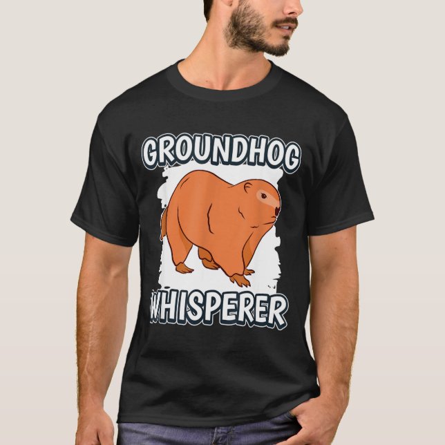 Camiseta Groundhog Whisperer Groundhog  (Frente)