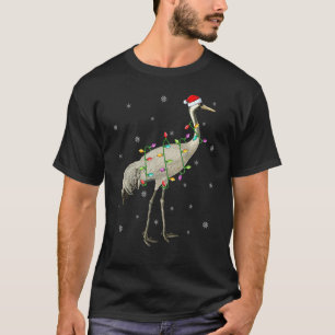 Camiseta Groupe Grou Xmas Iluminação Chapéu de Papai Noel N