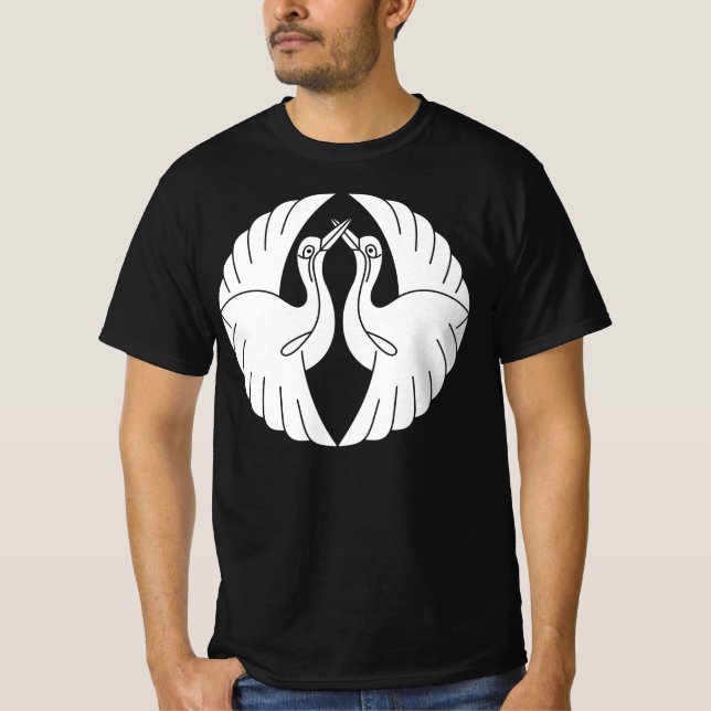 Camiseta Grous brancos de frente (Frente)