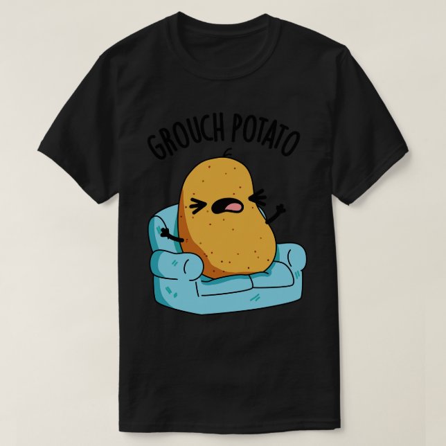 Camiseta Groutato Potato Funny Veggie Puns 1 (Frente do Design)